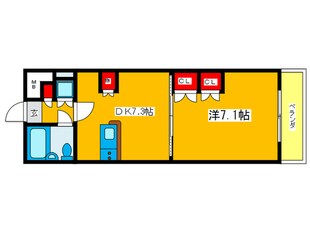 ユタカローズガーデンの物件間取画像